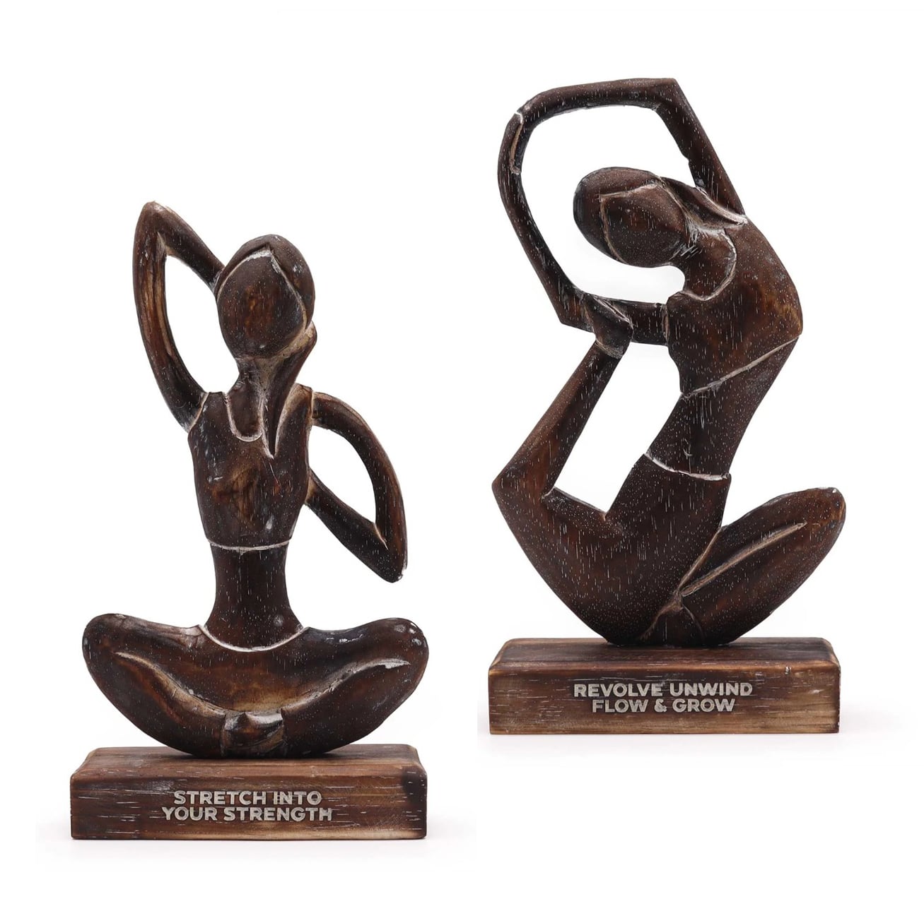 Yoga Ladies - Set of 2 - Antique
