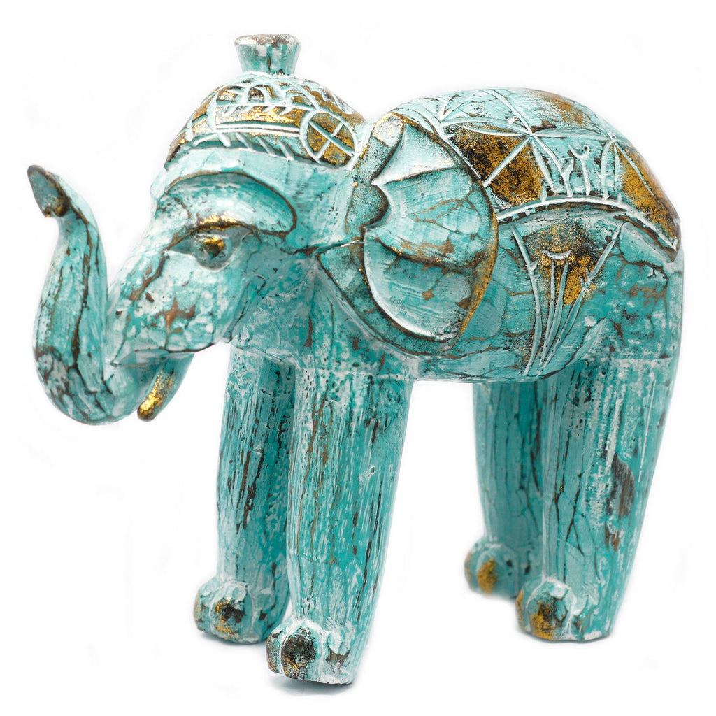 Elephant - Turquoise Gold