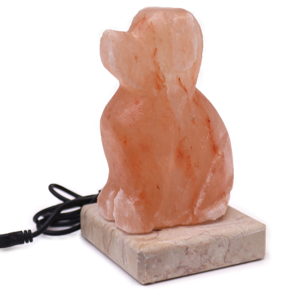 USB Dog Shaped Himalayan Salt Lamp (Multi)