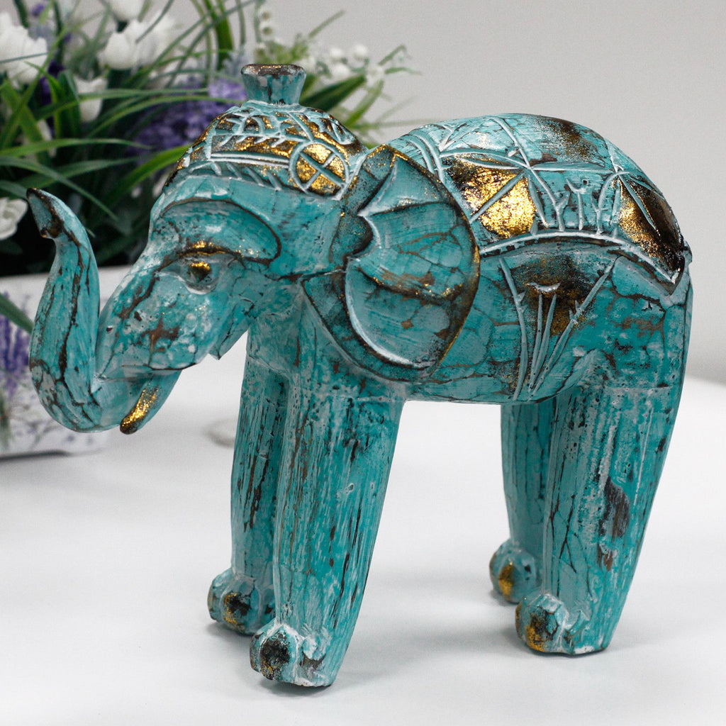 Elephant - Turquoise Gold