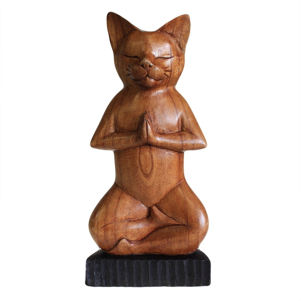Yoga Cat - Lotus position