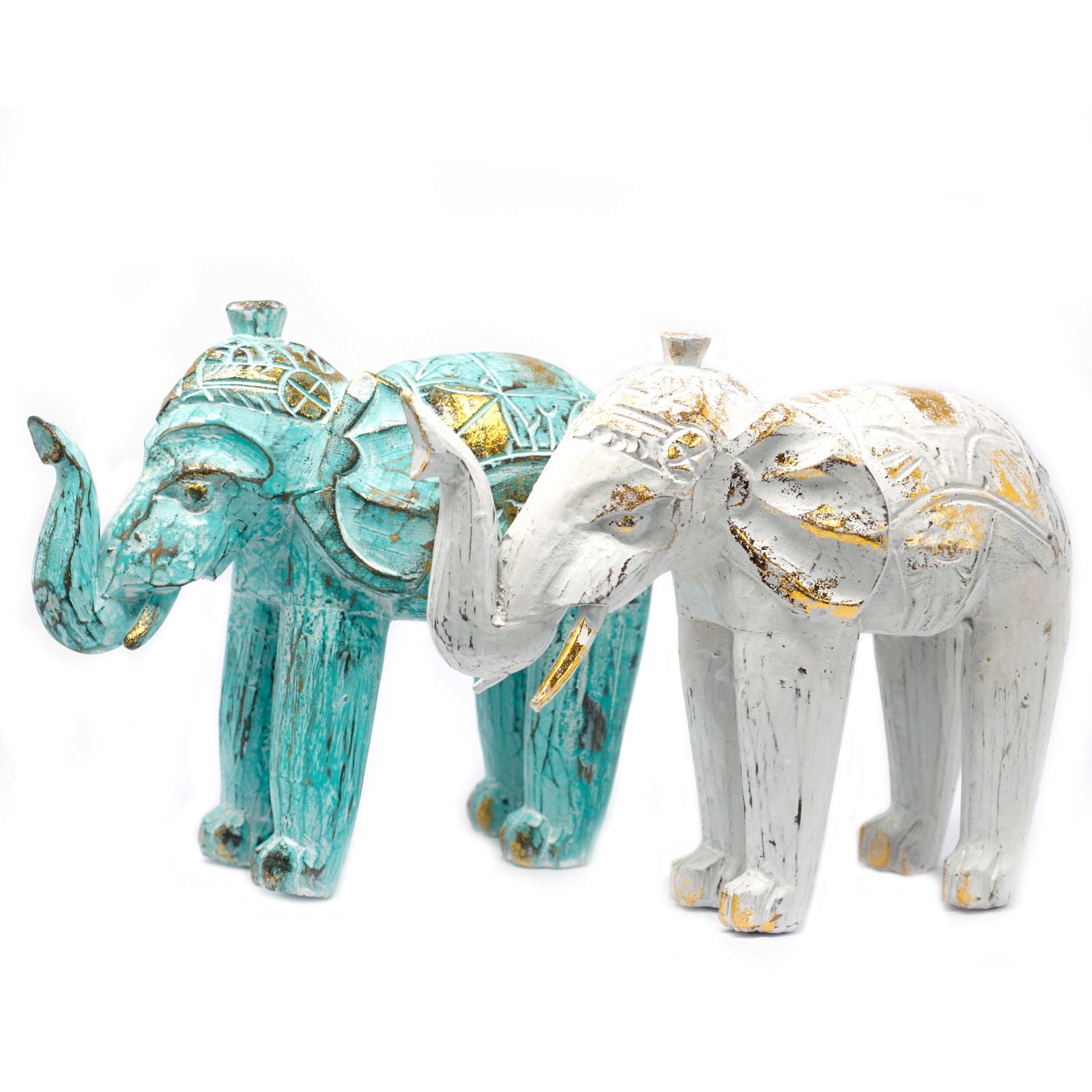 Elephant - Turquoise Gold