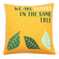 Set of 3 Cotton Cushion Covers – “We Are Leaves” Design