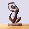 Yoga Lady - Antique - Revolved Pose