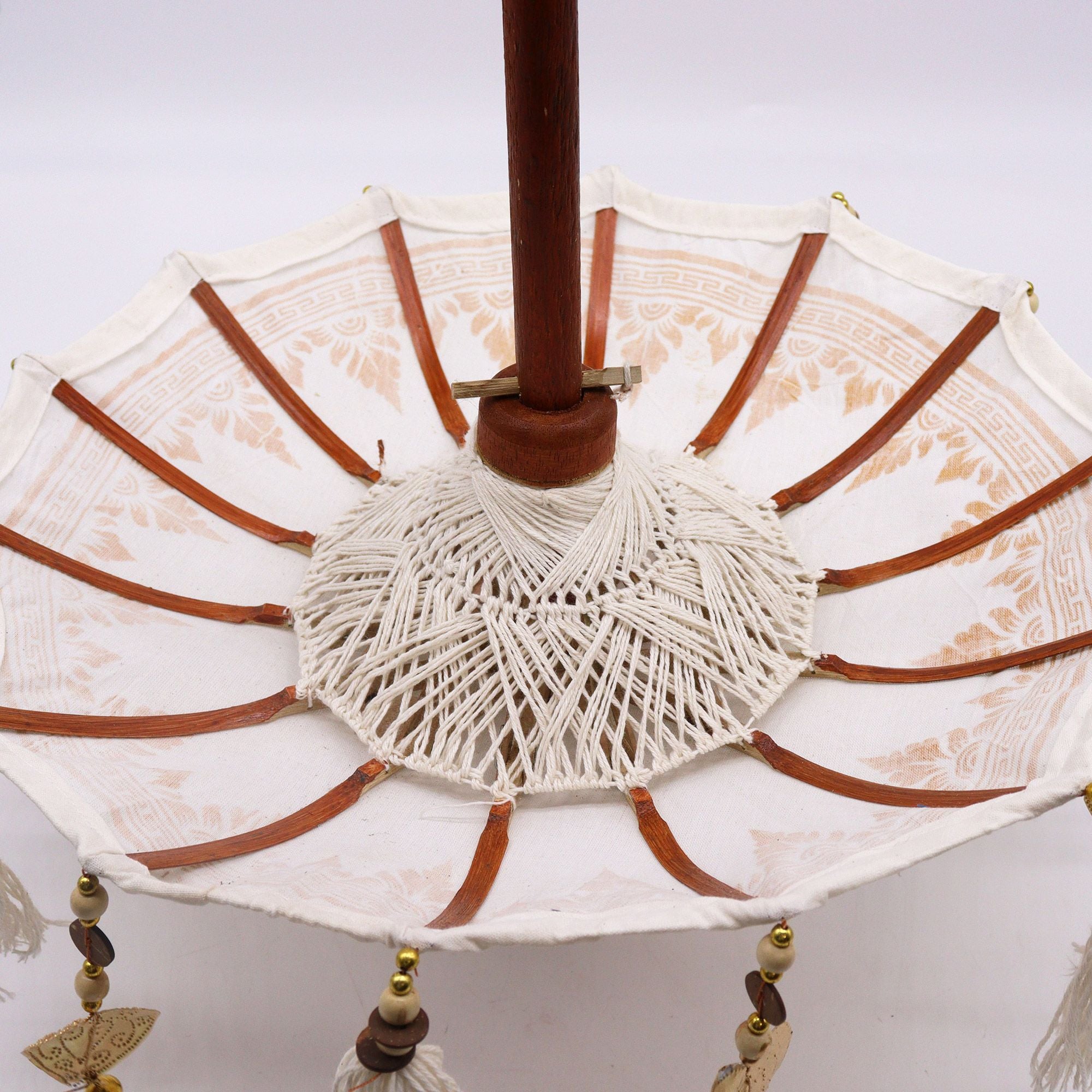 Bali Home Decor Parasol - Canvas - Gold