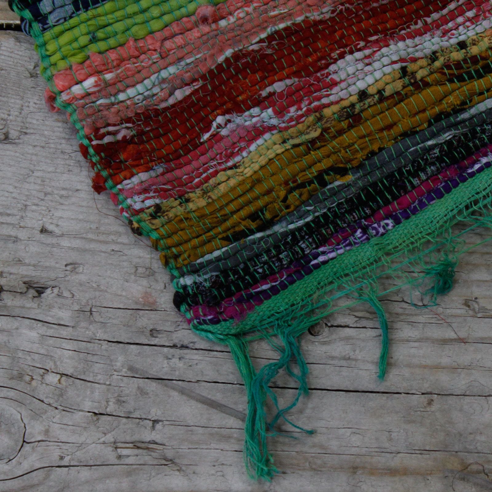 Rag Rug - Green