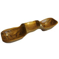 Teak Triple Serving Bowl Set
