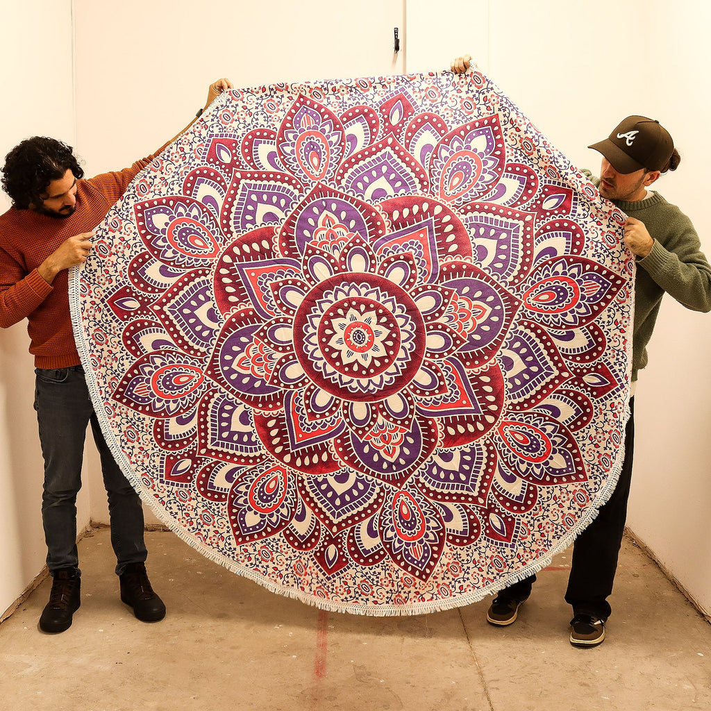 Mandala Roundy Art- Pink & Purple