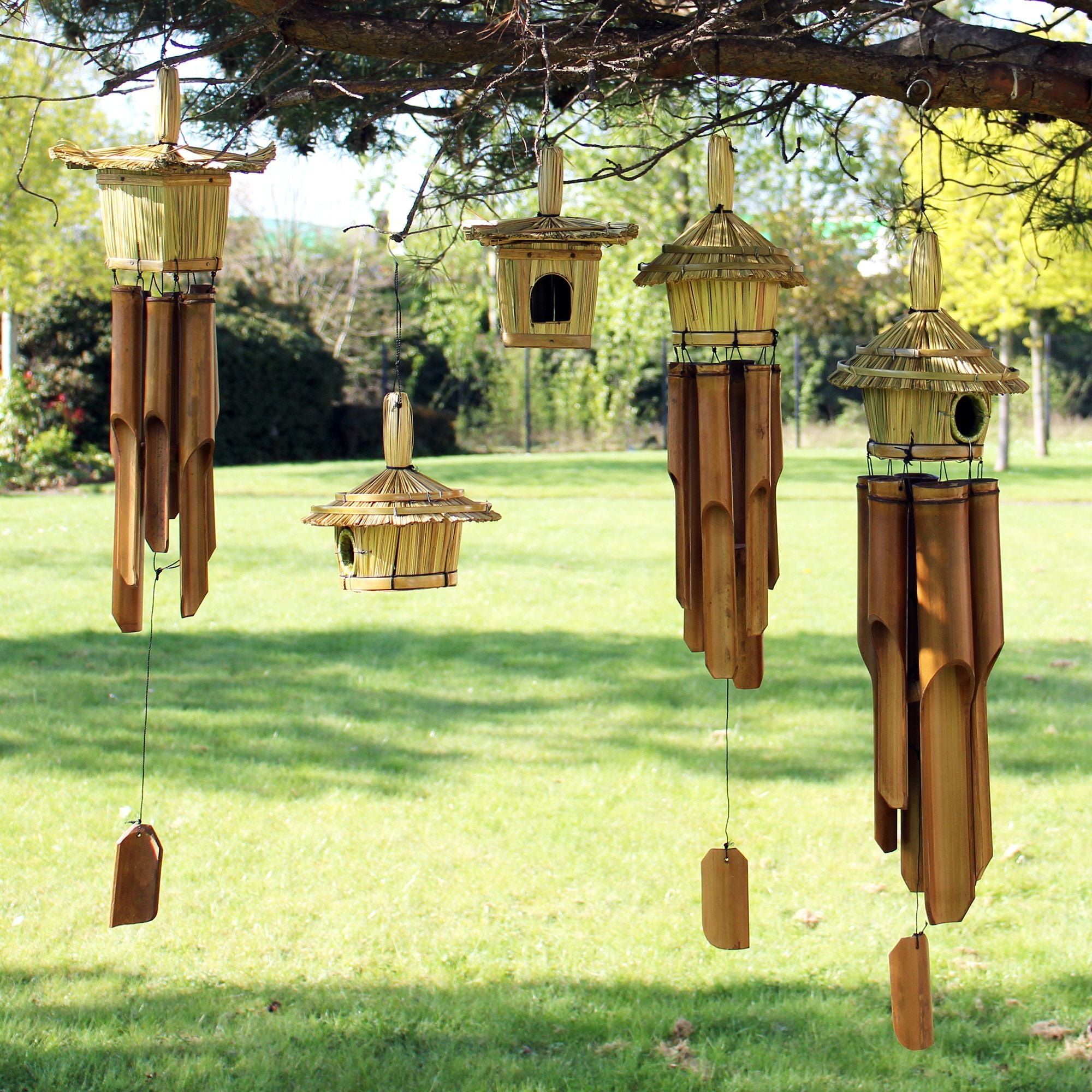 Small Square Seagrass Bird Box