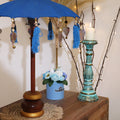 Bali Home Decor Parasol - Cotton - Turquoise