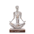 Yoga Lady - Whitewash - Easy Pose
