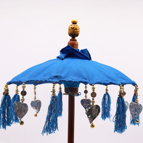 Bali Home Decor Parasol - Cotton - Blue