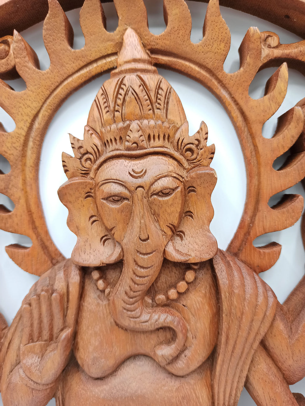 Wooden Panel - 40cm - Ganesh