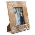 Mandala White - Large Mango Wood Picture Frame