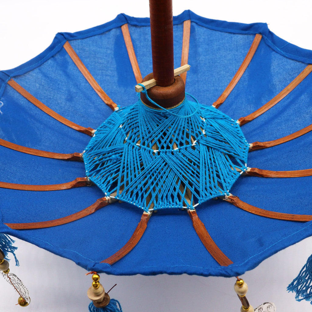 Bali Home Decor Parasol - Cotton - Turquoise