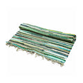 Rag Rug - Natural Greens