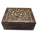 Mango Wood Keepsake Box - Om - Large