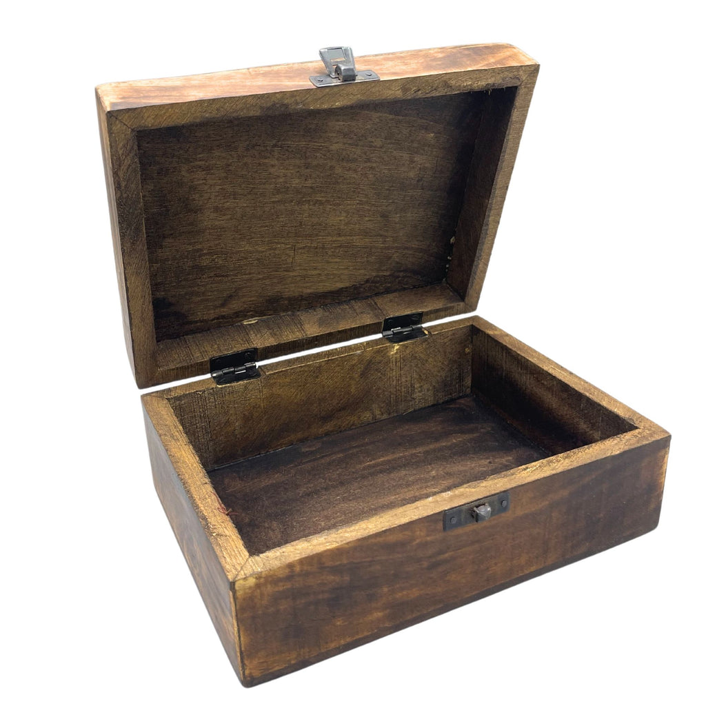 Mango Wood Keepsake Box -  Buddha - Large