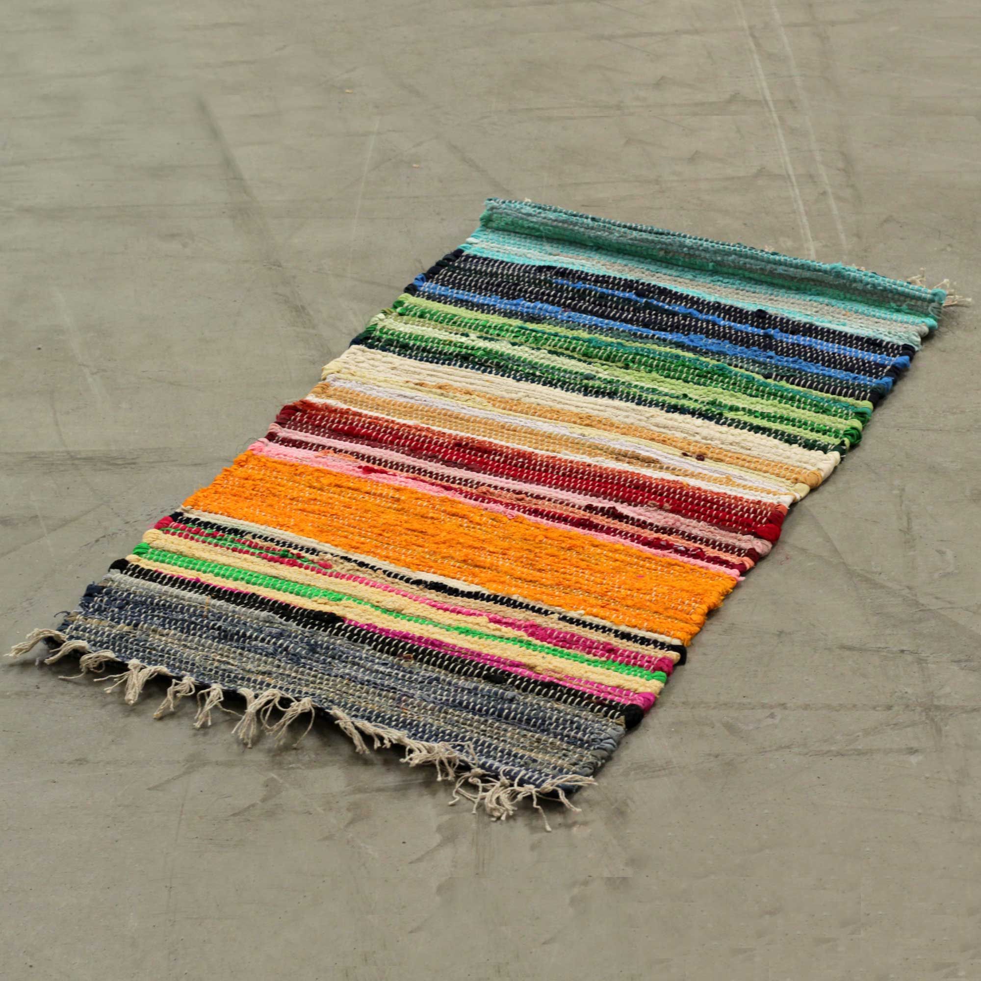 Rag Rug - Rainbow Colours