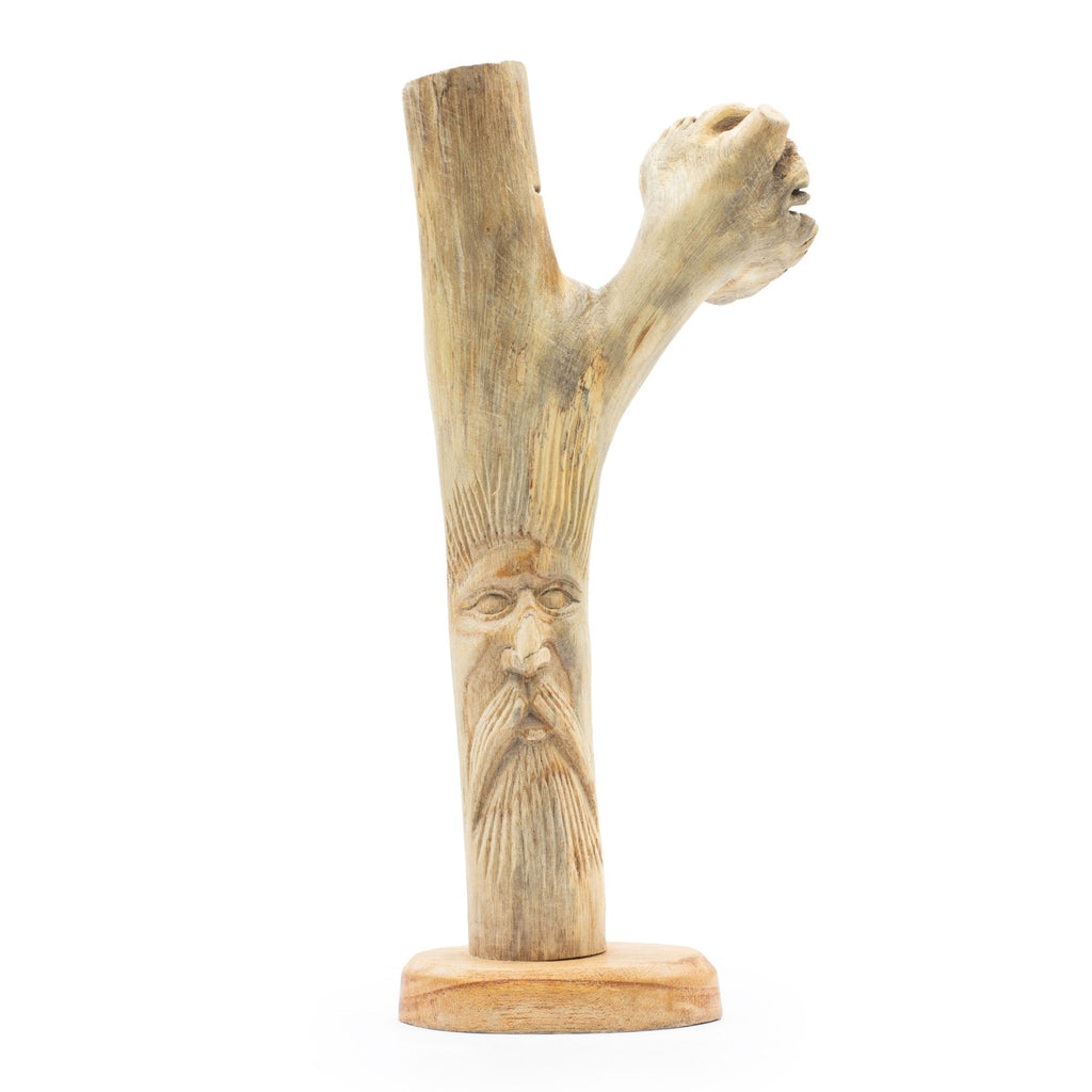 Greenman - Parasite Wood Art Carving
