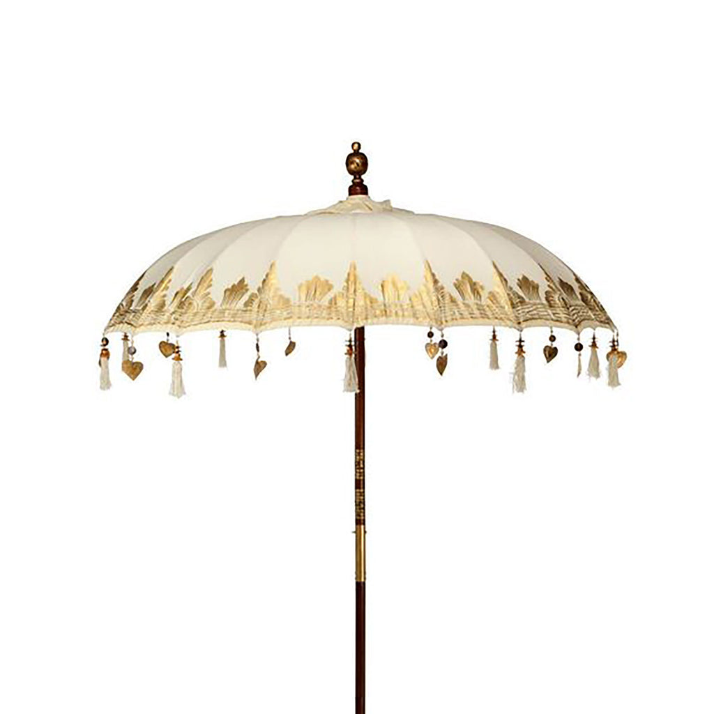 Hand-crafted Balinese Parasol Natural