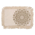 Lotus Mandala Cushion cover - Bronze