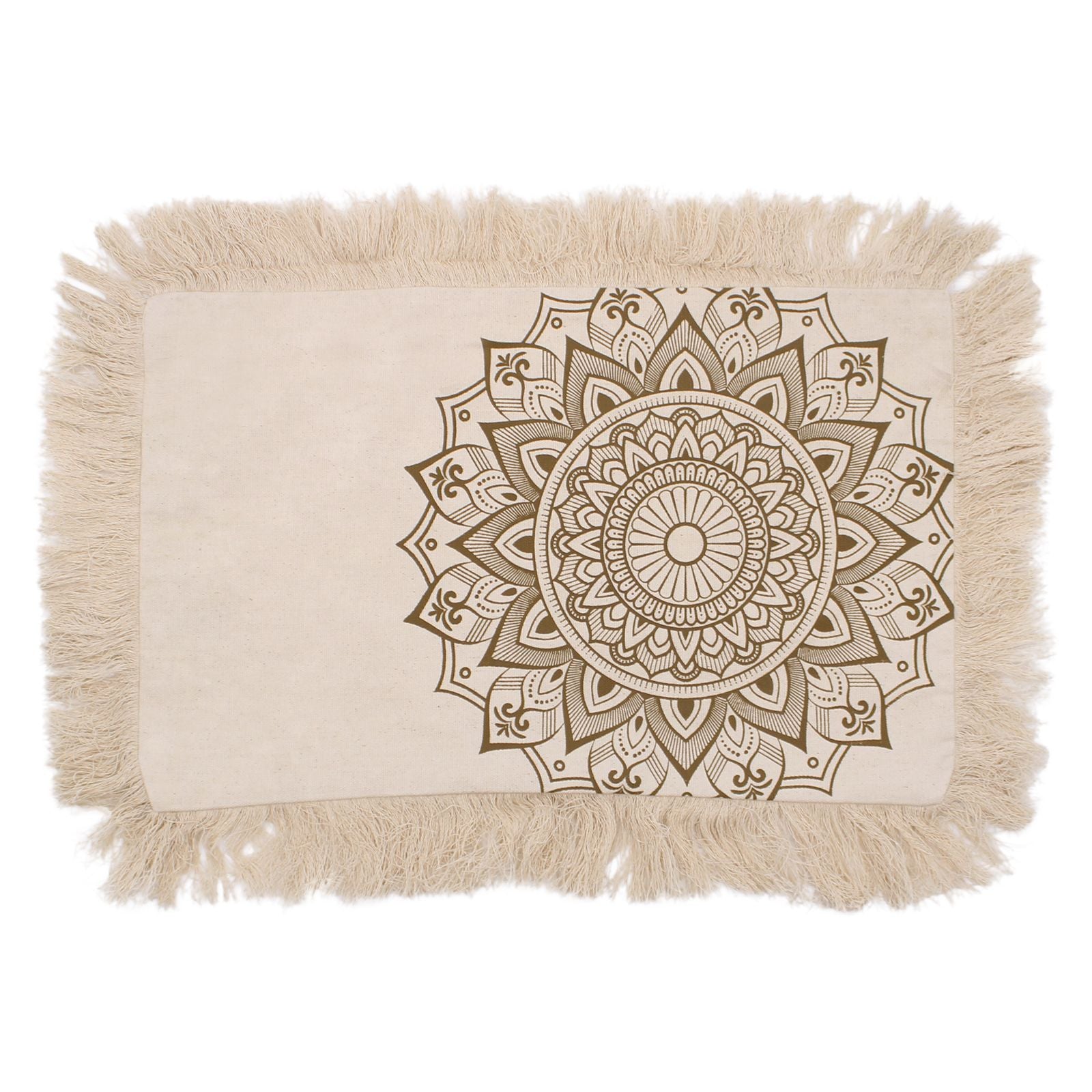 Lotus Mandala Cushion cover - Bronze
