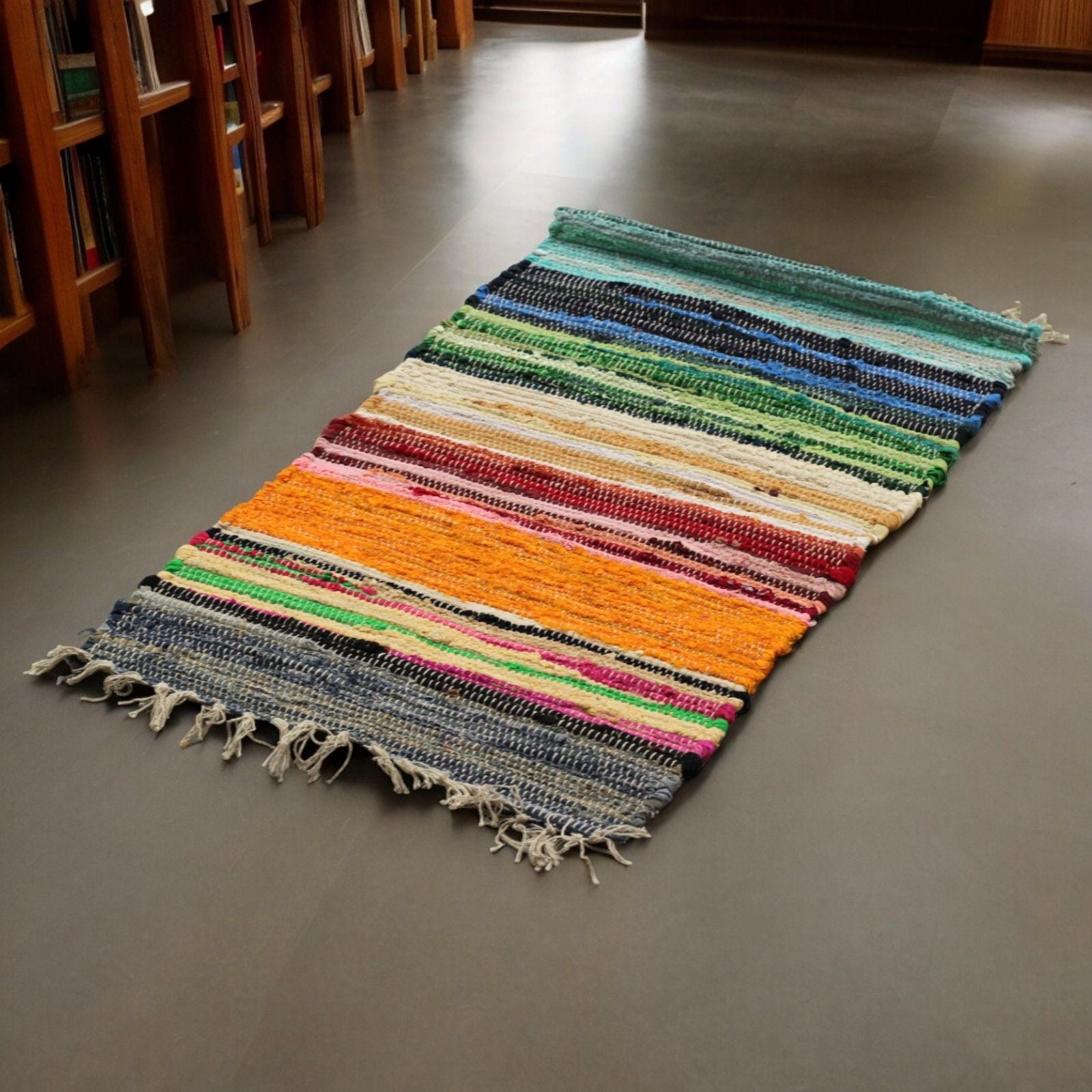Rag Rug - Rainbow Colours