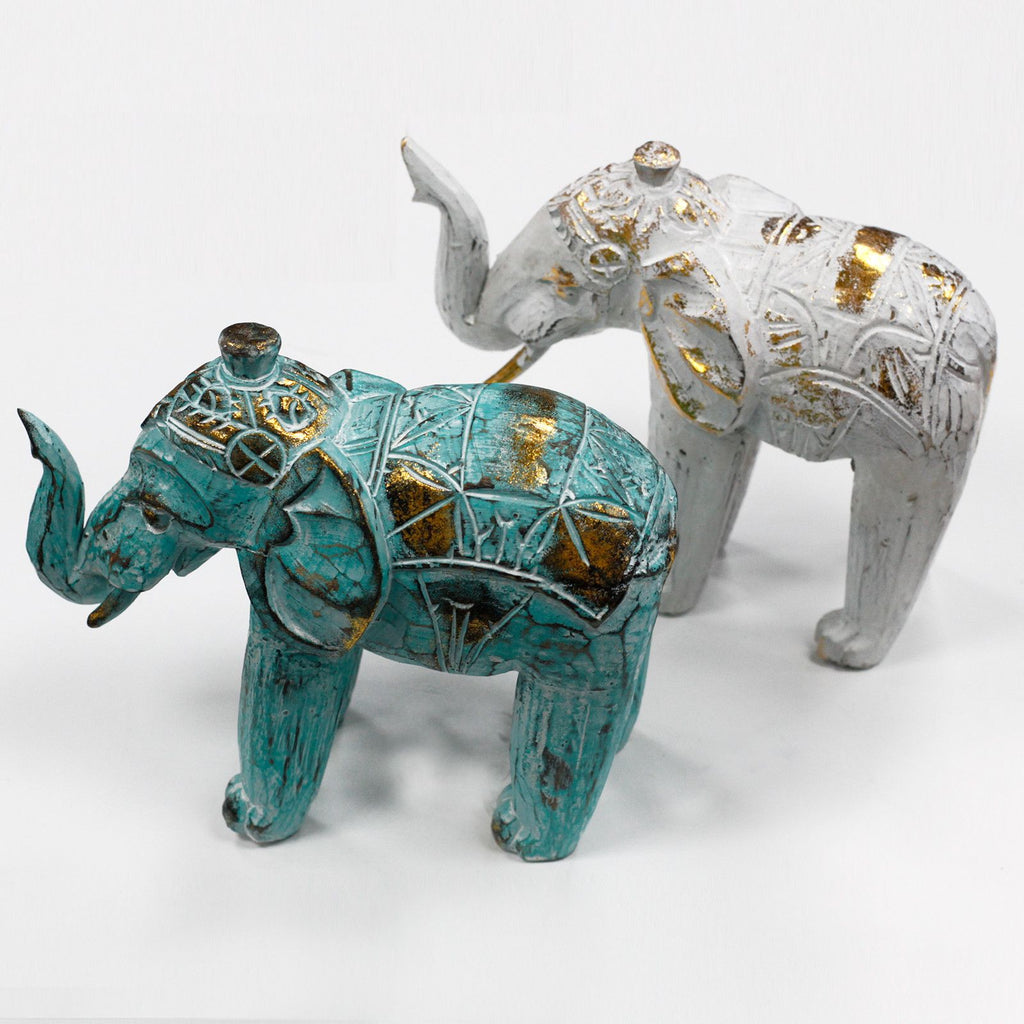 Elephant - Turquoise Gold
