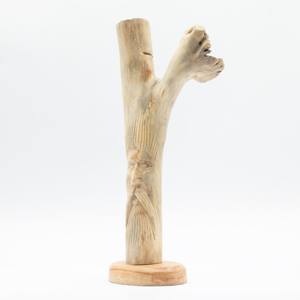 Greenman - Parasite Wood Art Carving