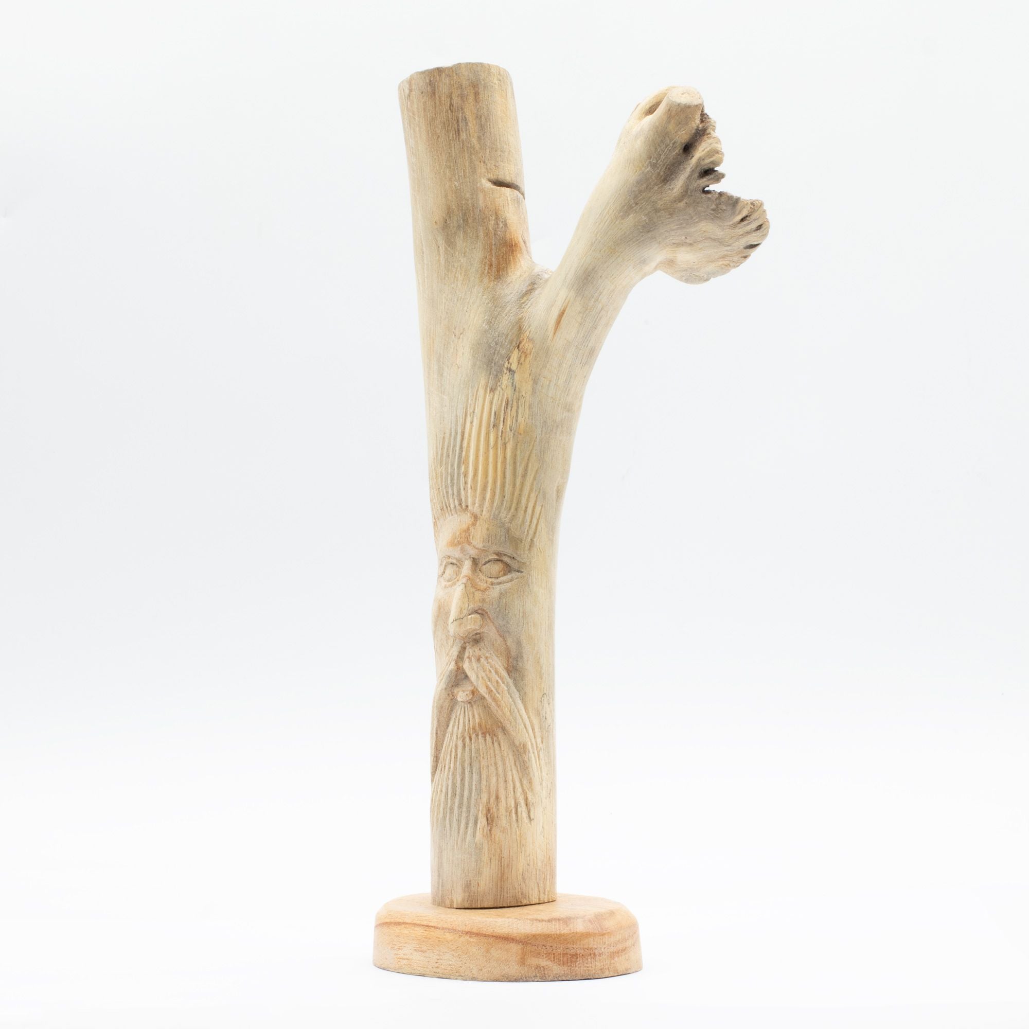 Greenman - Parasite Wood Art Carving