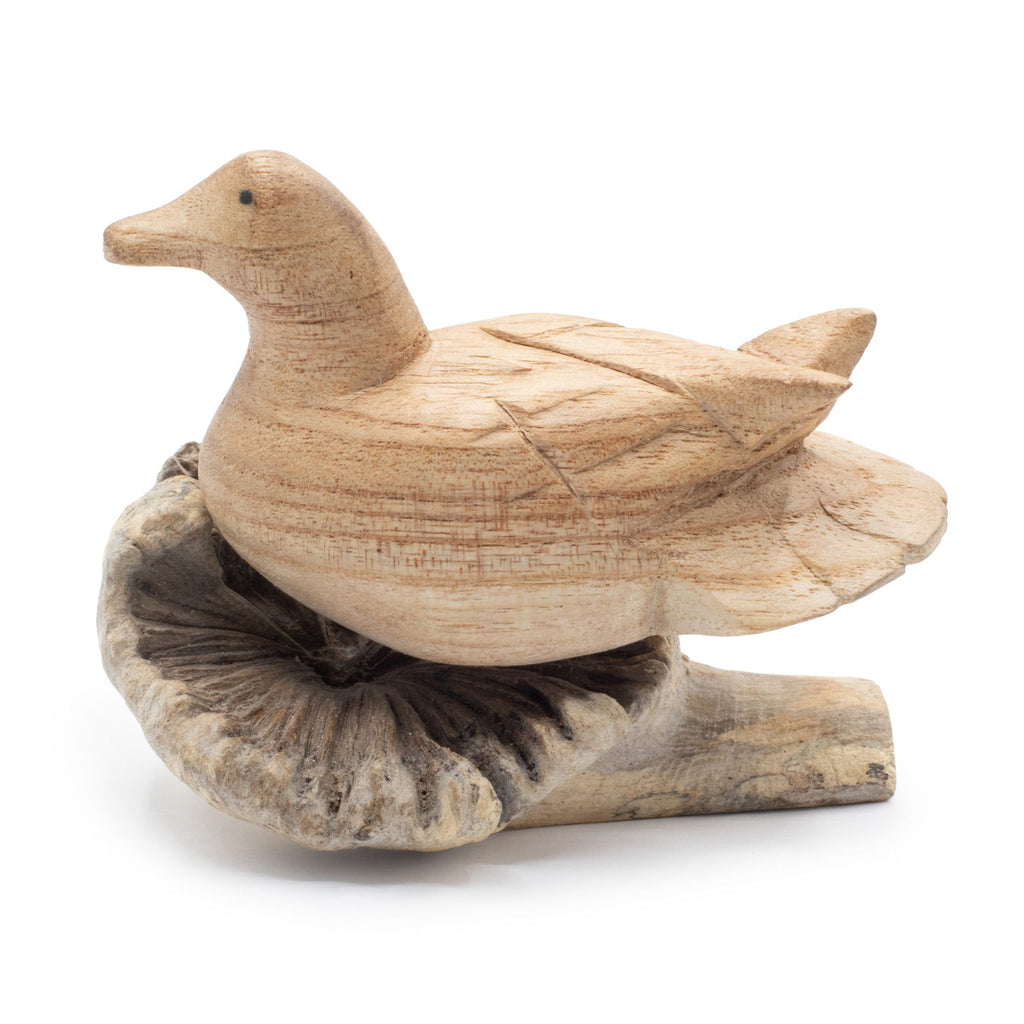 Wild Duck Resting - Parasite Wood Art Carving