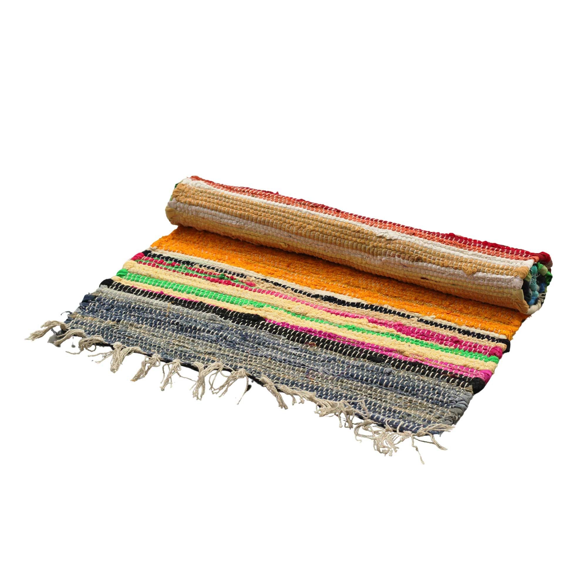 Rag Rug - Rainbow Colours