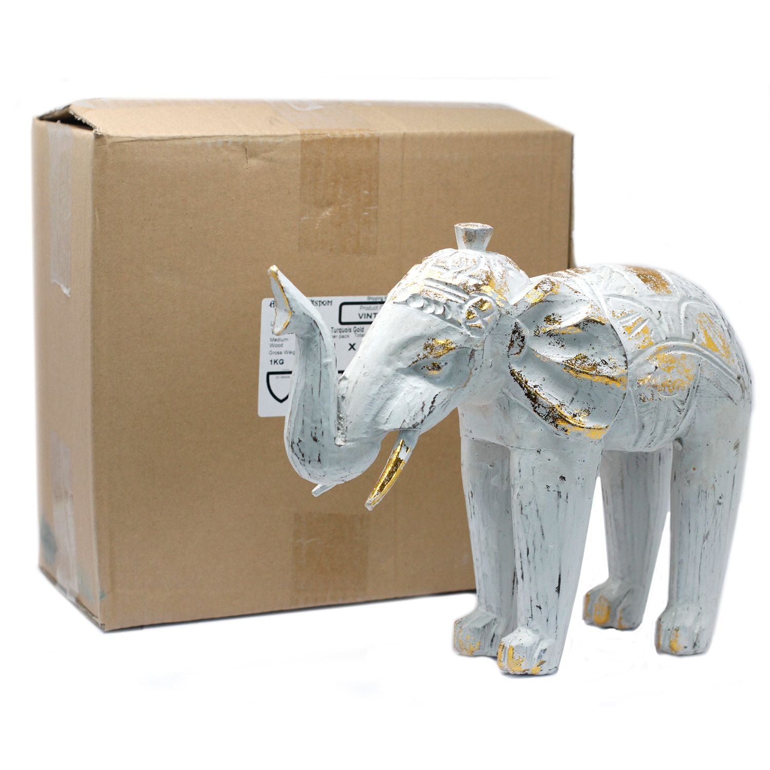Elephant - White Gold