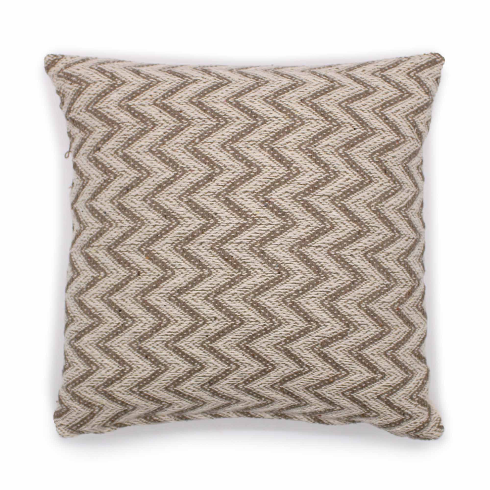 Classic Cushion Cover - Herringbone Wide Grey