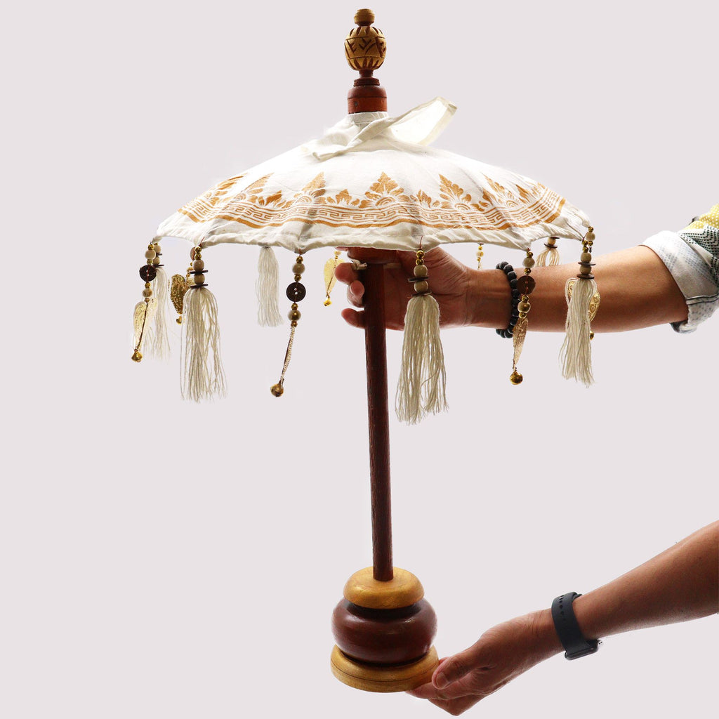 Bali Home Decor Parasol - Canvas - Natural