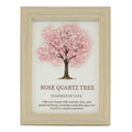 Gemstone Picture - Tree of Life - Rose Quartz