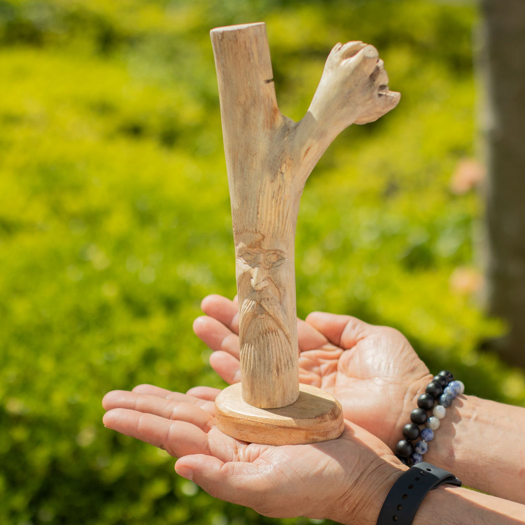 Greenman - Parasite Wood Art Carving