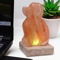 USB Dog Shaped Himalayan Salt Lamp (Multi)