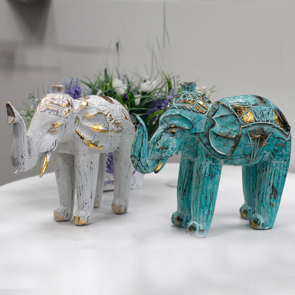 Elephant - Turquoise Gold