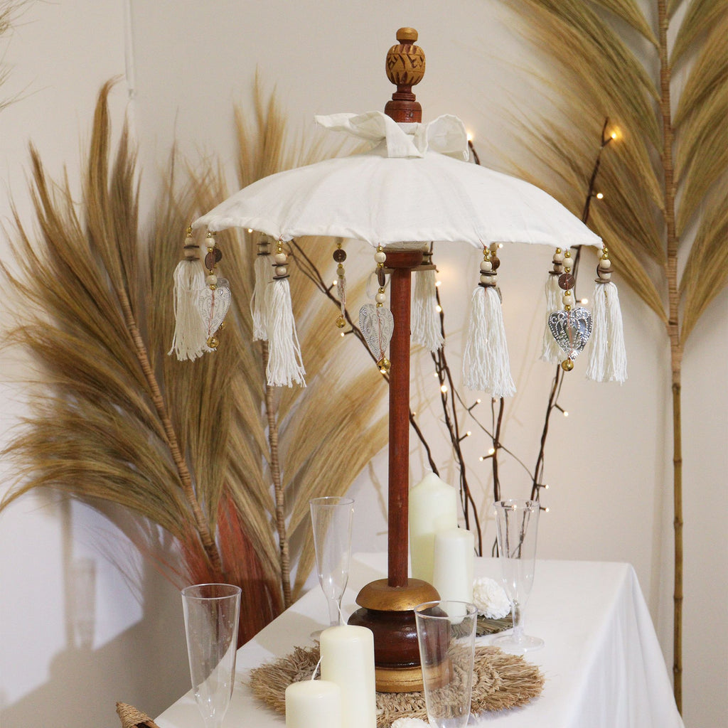 Bali Home Decor Parasol - Canvas - Natural