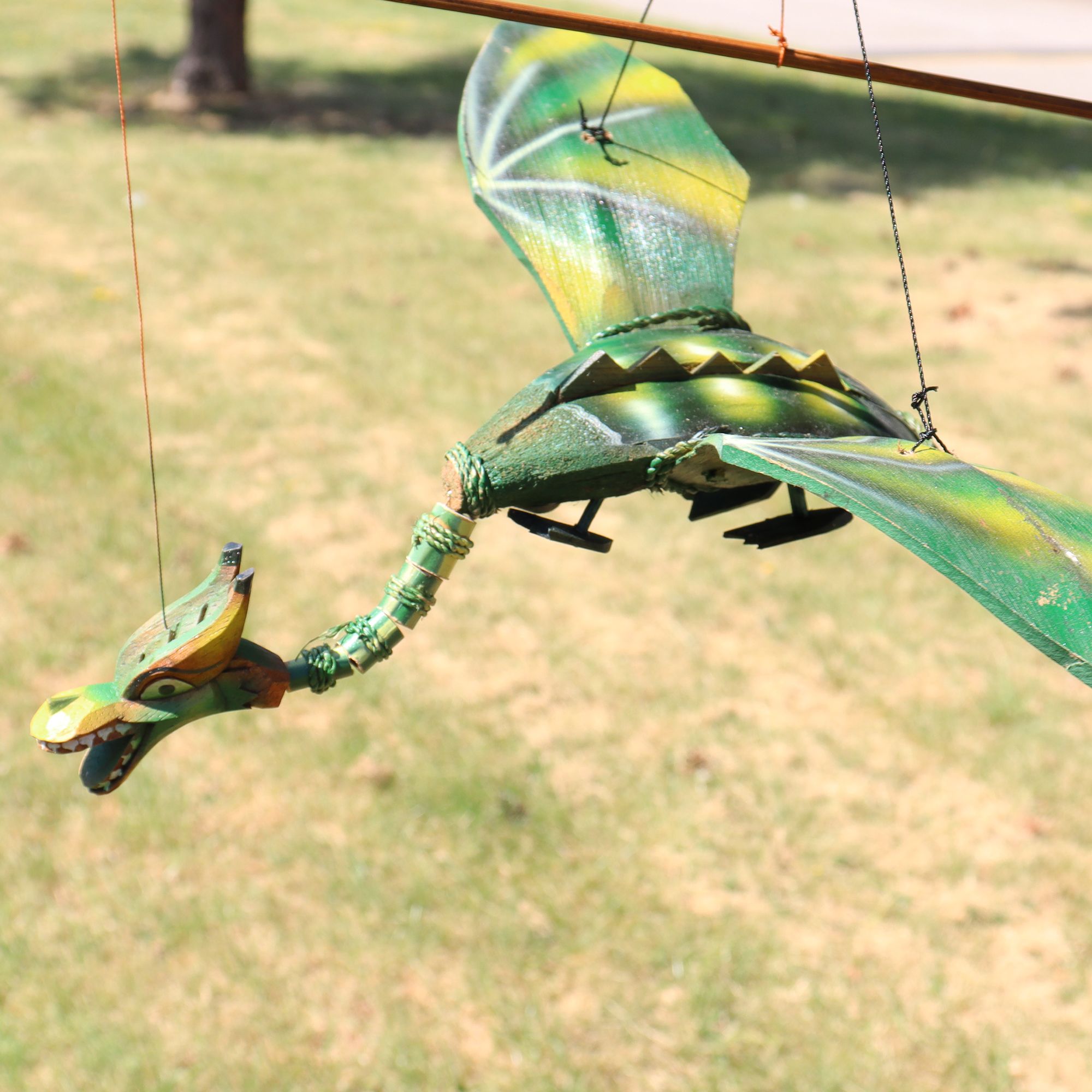 Green Coconut Dragon Mobile