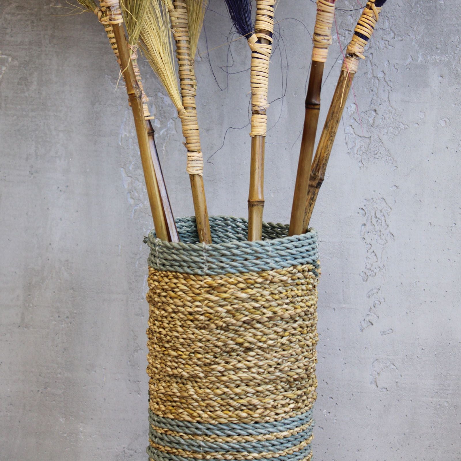 Seagrass Home Set - 2 Vases & 2 Storage Bins
