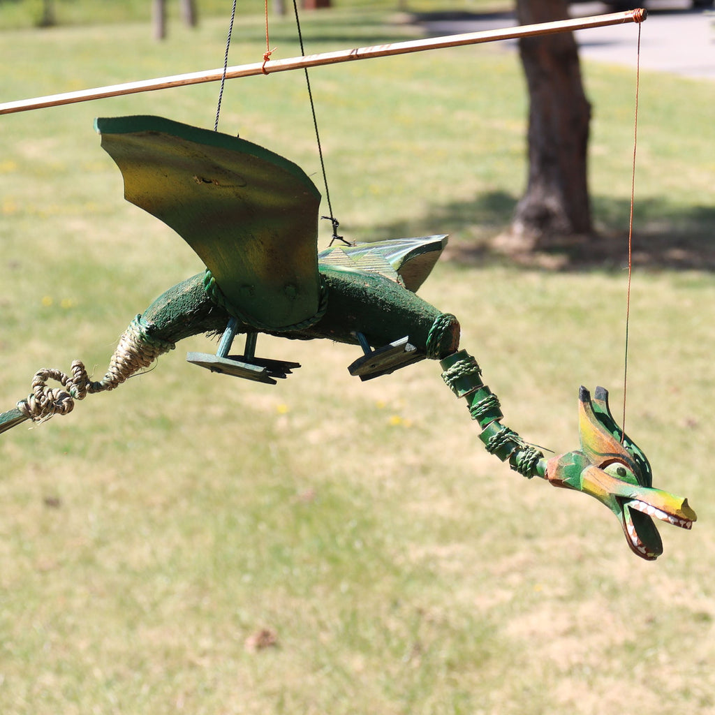 Green Coconut Dragon Mobile
