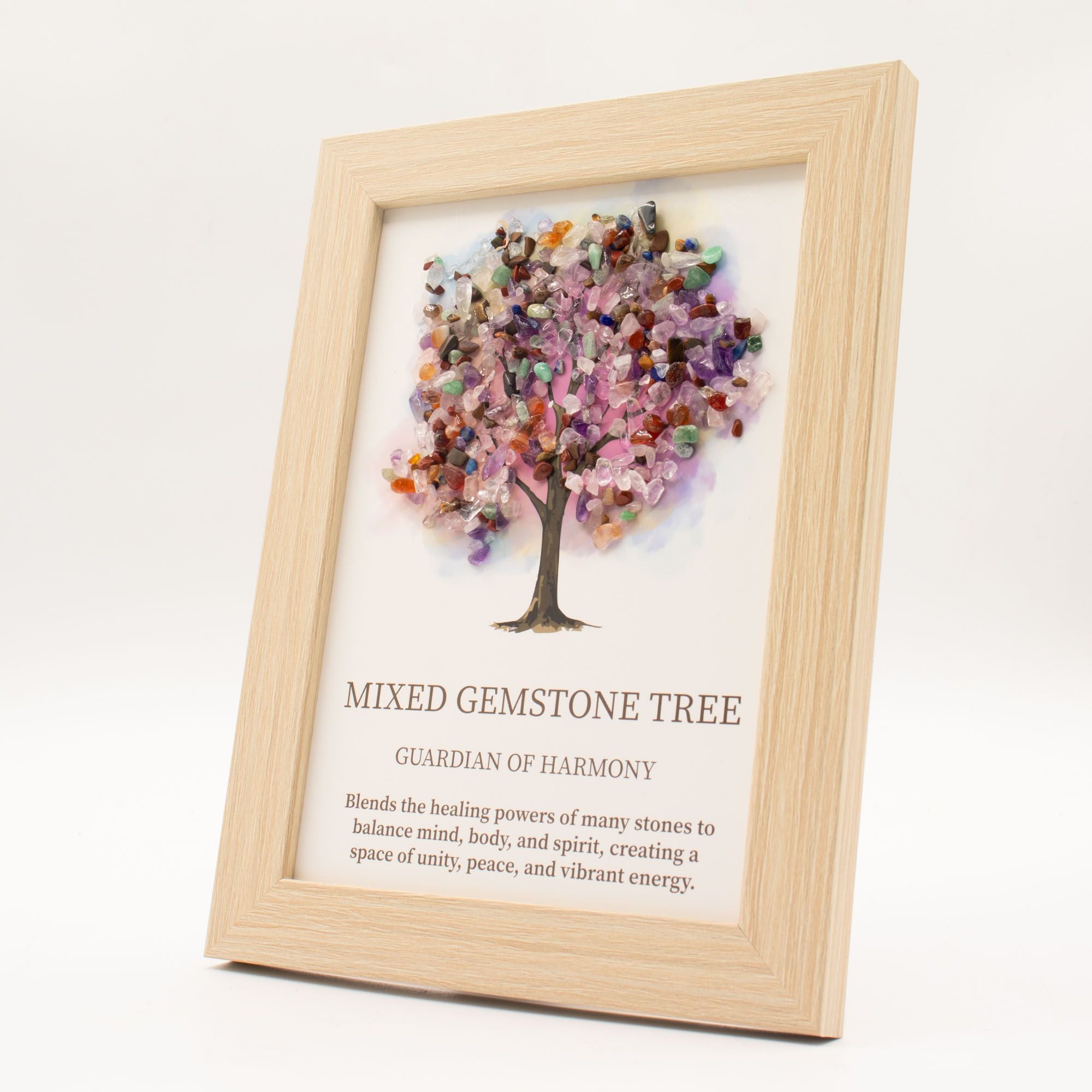 Gemstone Picture - Tree of Life - Mixed gemstones