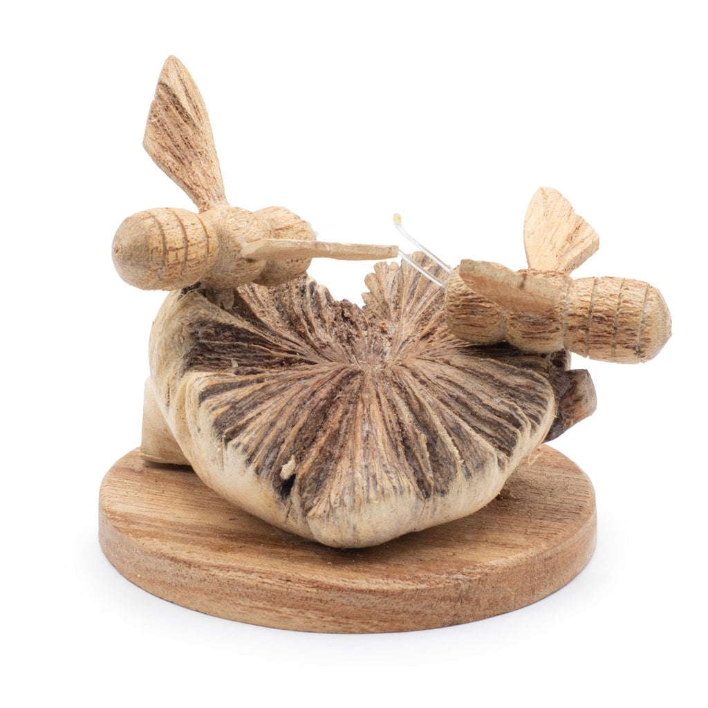 Bees in The Works - Parasite Wood Art Carving