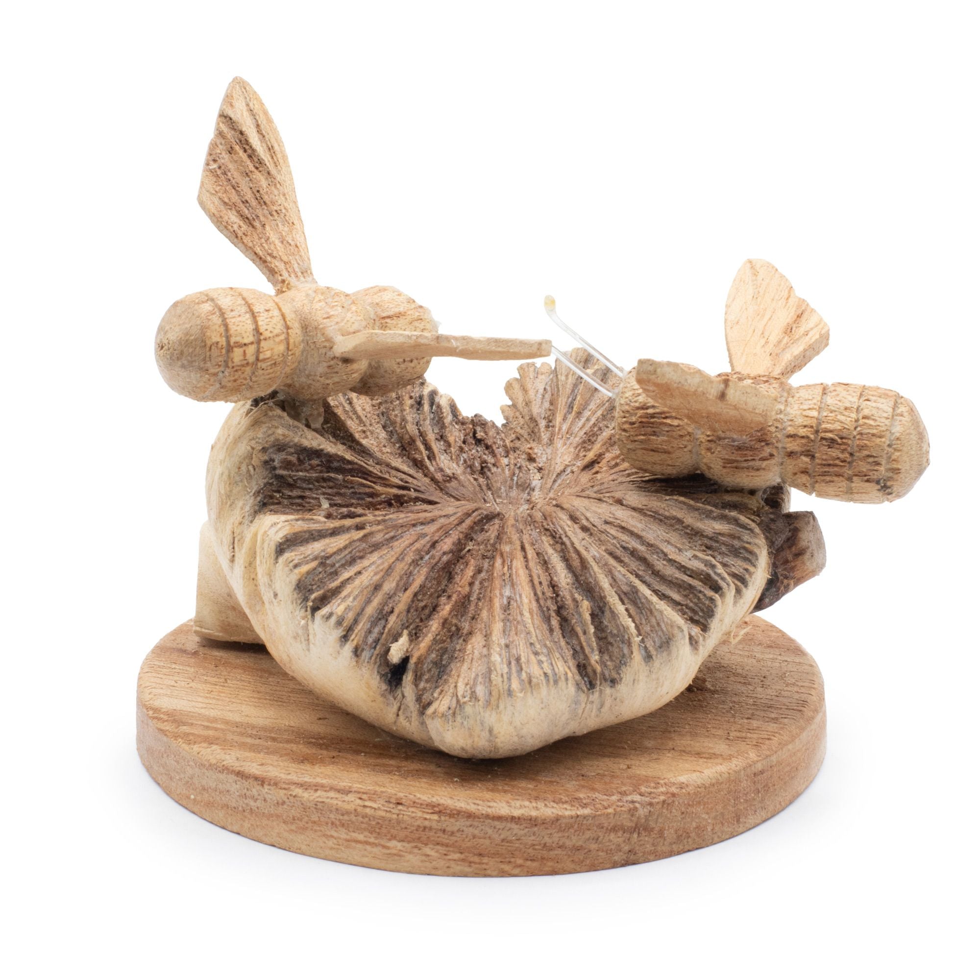 Bees in The Works - Parasite Wood Art Carving