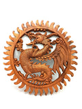 Wooden Panel - 40cm - Dragon