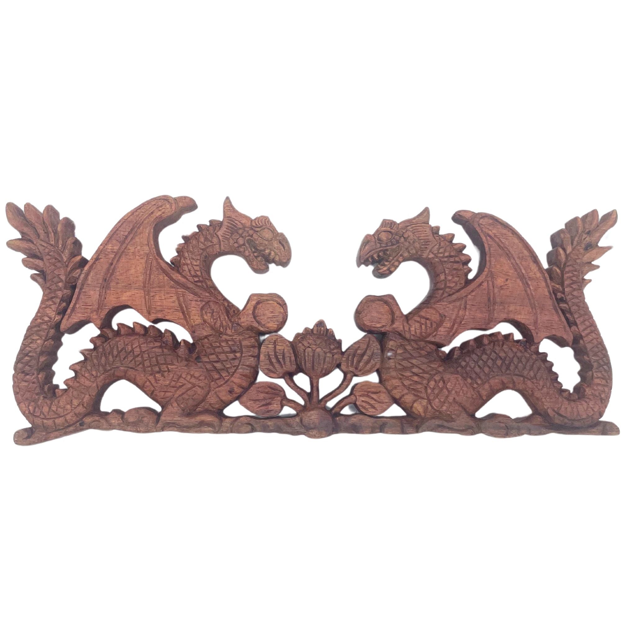 Dragons Plaque Carving