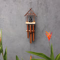 Bamboo Windchime - Natural finish -Black Buddha